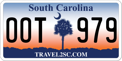 SC license plate OOT979