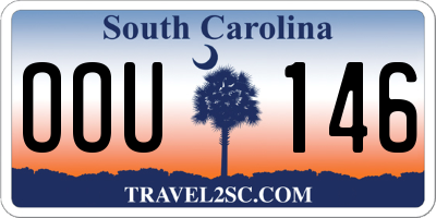 SC license plate OOU146