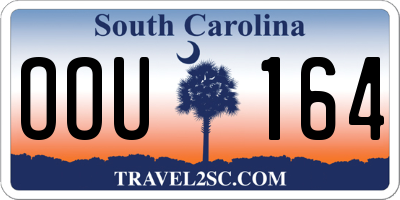 SC license plate OOU164