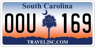 SC license plate OOU169