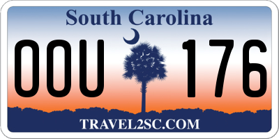SC license plate OOU176
