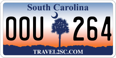 SC license plate OOU264