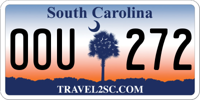 SC license plate OOU272