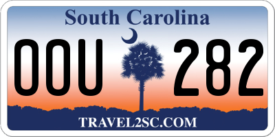 SC license plate OOU282