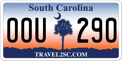 SC license plate OOU290
