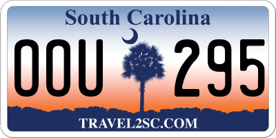 SC license plate OOU295