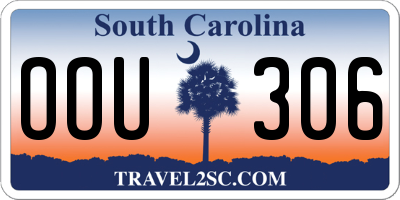 SC license plate OOU306