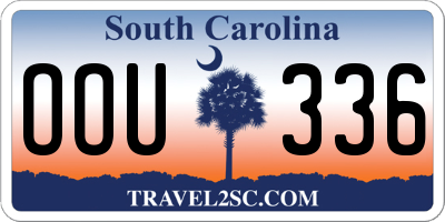 SC license plate OOU336