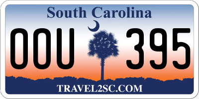 SC license plate OOU395