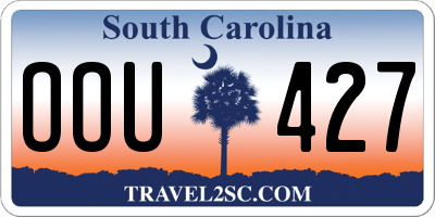 SC license plate OOU427