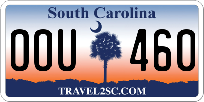 SC license plate OOU460