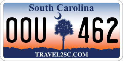 SC license plate OOU462