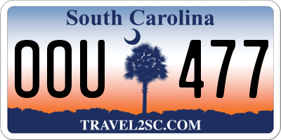 SC license plate OOU477
