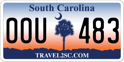 SC license plate OOU483