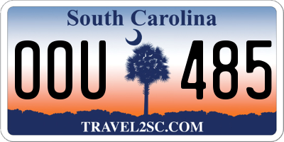 SC license plate OOU485
