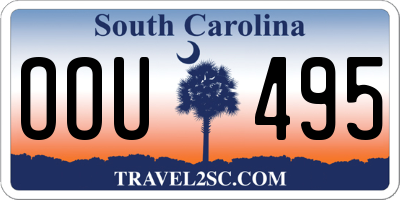 SC license plate OOU495
