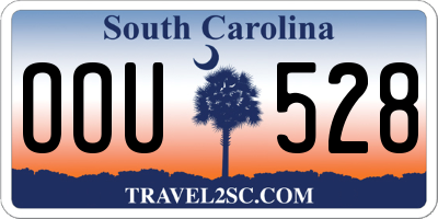SC license plate OOU528