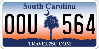 SC license plate OOU564