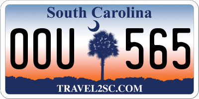SC license plate OOU565