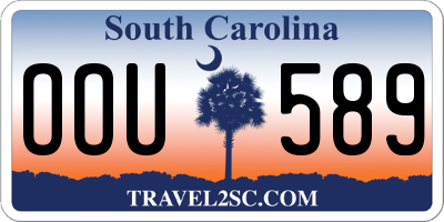 SC license plate OOU589