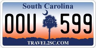 SC license plate OOU599