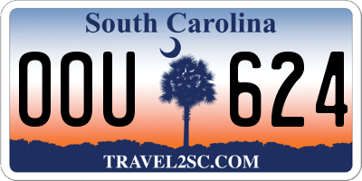 SC license plate OOU624