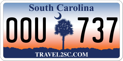 SC license plate OOU737