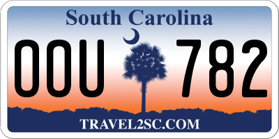 SC license plate OOU782