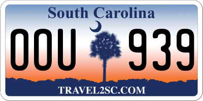 SC license plate OOU939