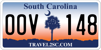 SC license plate OOV148