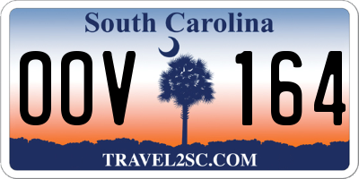 SC license plate OOV164