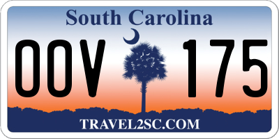 SC license plate OOV175