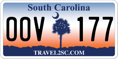 SC license plate OOV177
