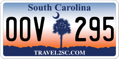 SC license plate OOV295