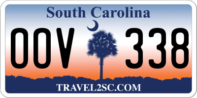 SC license plate OOV338