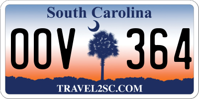 SC license plate OOV364