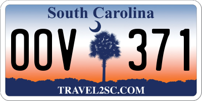 SC license plate OOV371