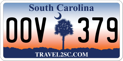 SC license plate OOV379