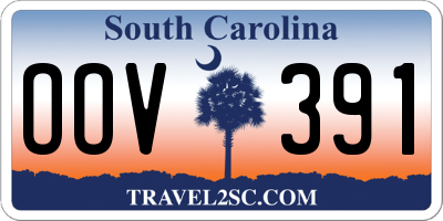 SC license plate OOV391