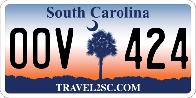 SC license plate OOV424