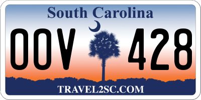 SC license plate OOV428