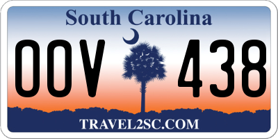SC license plate OOV438
