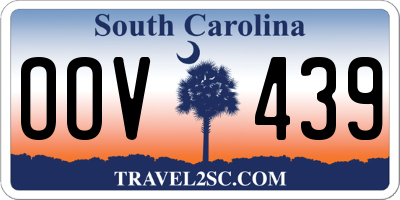 SC license plate OOV439