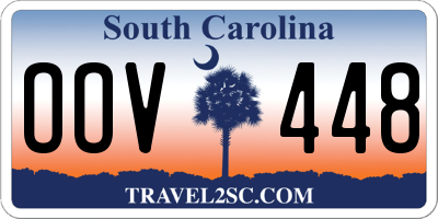 SC license plate OOV448