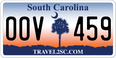 SC license plate OOV459