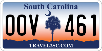 SC license plate OOV461