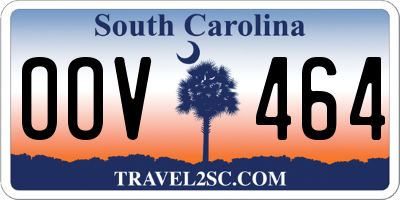 SC license plate OOV464