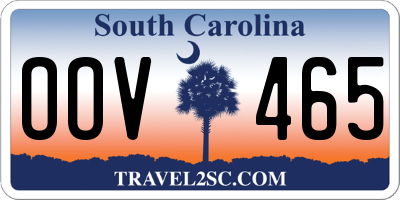 SC license plate OOV465