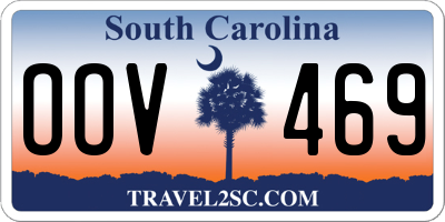 SC license plate OOV469