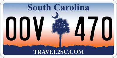 SC license plate OOV470